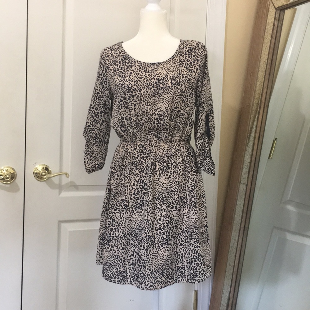NWOT Charming Charlie Leopard Print Dress